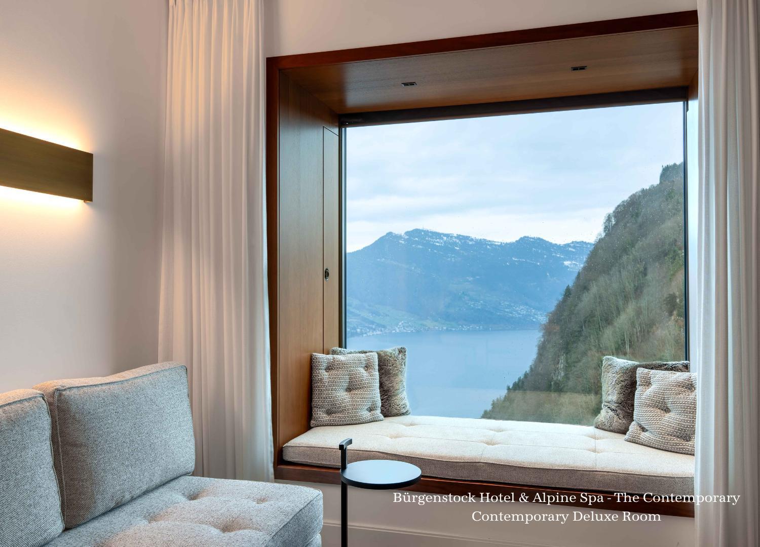 Bürgenstock Hotels&Resort - Bürgenstock Hotel&Alpine Spa Exterior foto Contemporary Deluxe Room